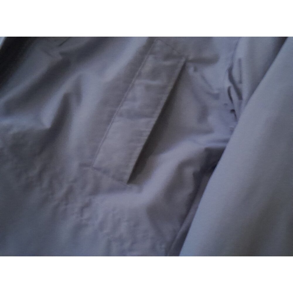 Vtg Lands End Womens Aircore 200 Fleece Lined Mid Length Parka Coat Medium Blue - Picture 3 of 11